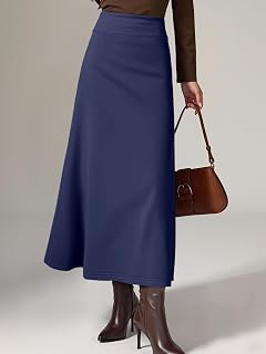 Maxi Gonna Elegante Donna 2026 Primavera Alla Moda Nascosto Vita Alta A-Line Fluttuante Lunghezza Della Caviglia Regalo di San Valentino Falso Raso