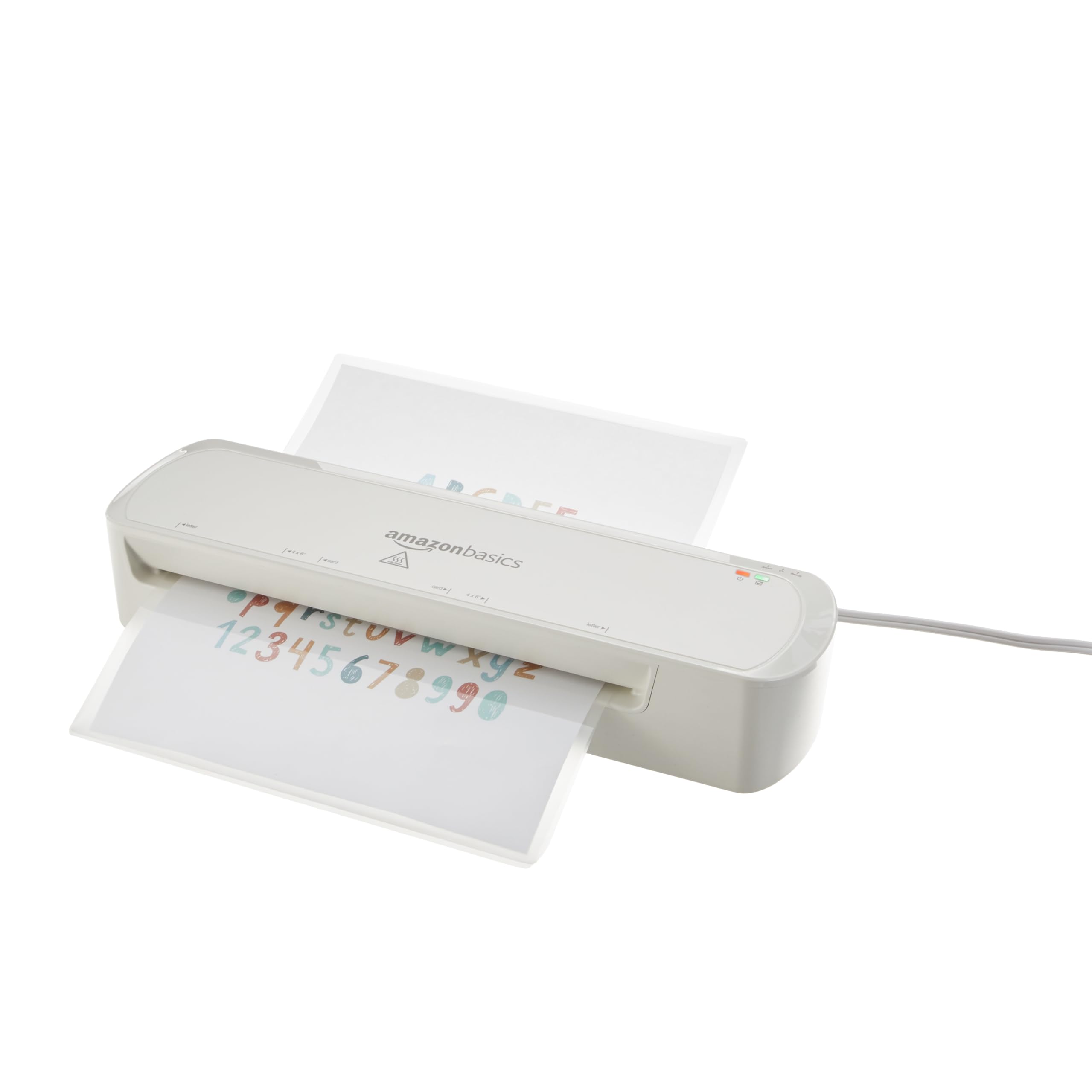 Amazon Basics 9-Inch Thermal Laminator Machine with Quick Warm-Up, 2 Heat Settin