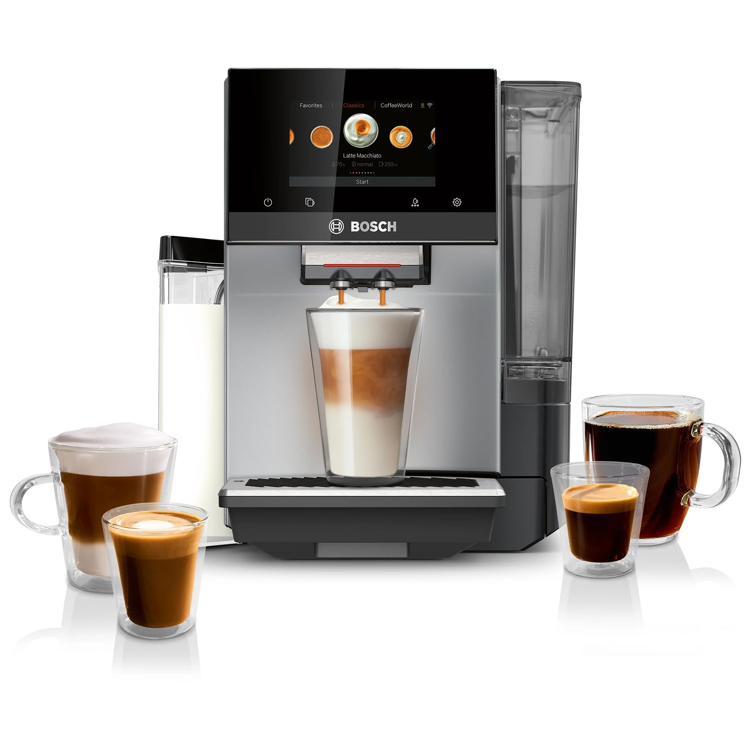 Bosch 800 Series Fully Automatic Coffee, Espresso Machine- Stainless Steel | Dou