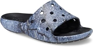 Crocs Classic Printed Camo Slide, Obstruction Unisex Adult