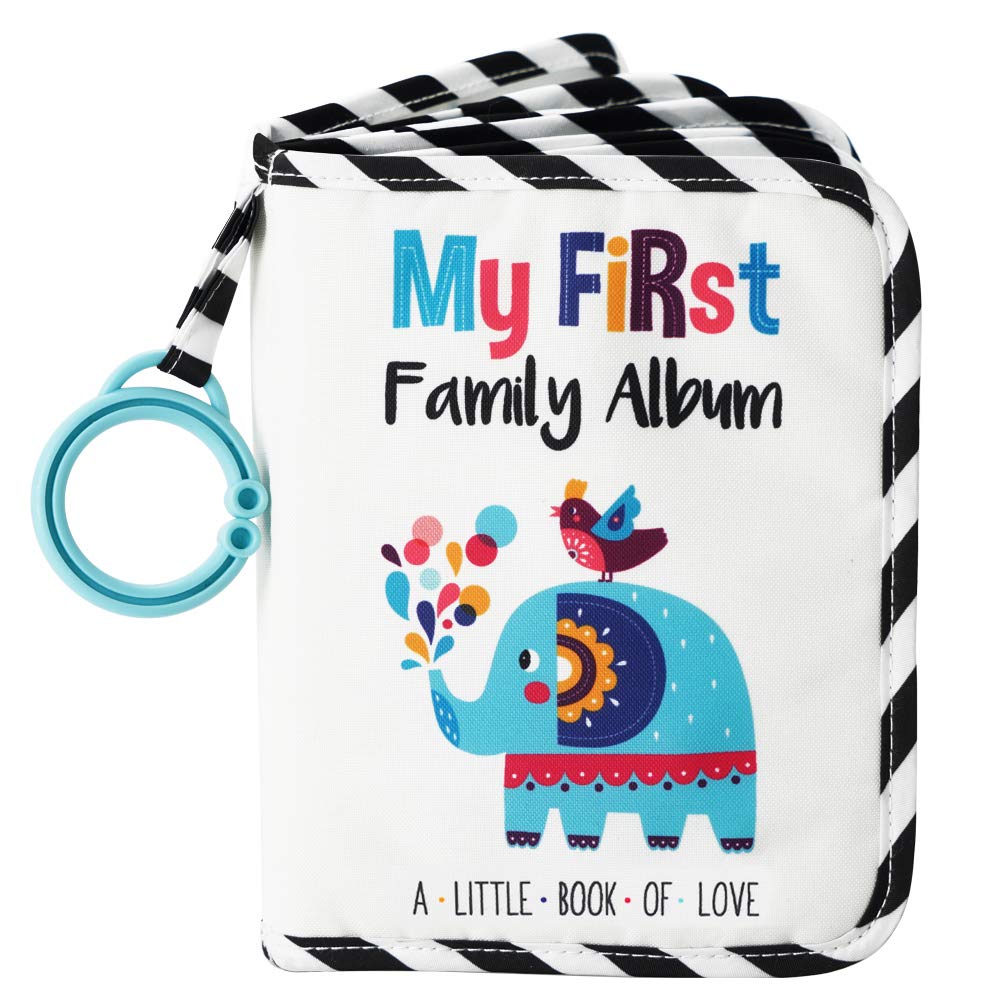 Urban Kiddy™ Baby's My First Family Album | Soft Photo Cloth Book Gift Set for N