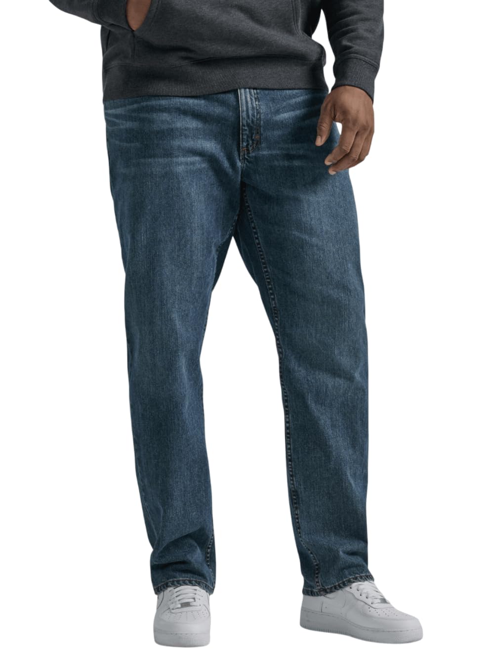 [Giekis] Lee Men's Big & Tall Legendary Relaxed Straight Jean, Lieutenant, 50W x