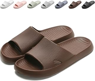 Anmerl Shower Slides Men Women Slip Resistant Slippers Soft EVA House Slippers Quick Dry Swim Sandals for Swimming Pool Spa Beach