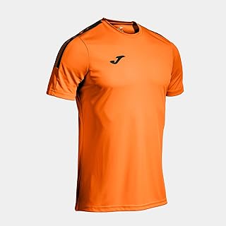 Joma Men's Short Sleeve Sports T-Shirt XS to 4XL Elastic Breathable for Running, Fitness and Training, Olympiada