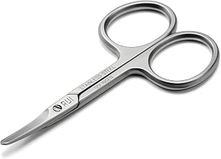 Rui Smiths Pro Precision SafeEdge Nail Scissors | Stainless Steel Manicure Pedicure Trimmer Cutter with Rounded Tips | Suitable for Babies, Toddlers and Diabetics | Made in Solingen, Germany