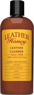 Leather Honey Leather Cleaner – Non-Toxic & Made in the USA Since 1968 | Deep Cleans Leather, Faux Leather & Vinyl – Restore Couches, Car Seats, Purses, Shoes & Bags. For Any Color, Including White