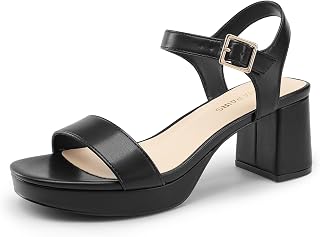 DREAM PAIRS Women's Platform Heels Party Sandals