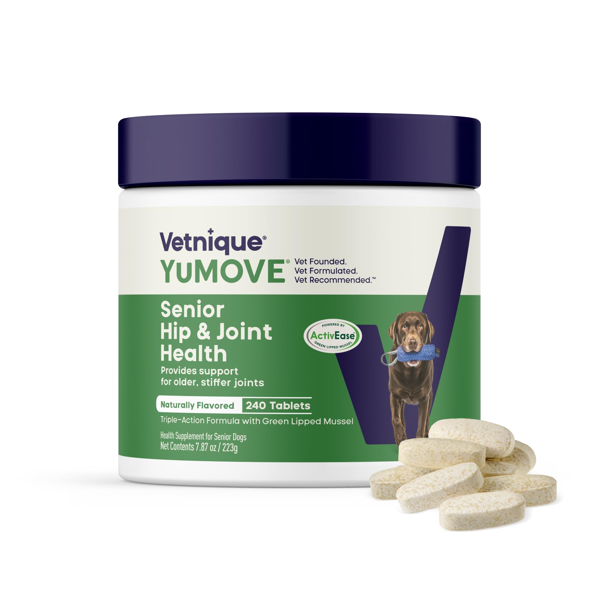 Lintbells | YuMOVE Senior Dog | Higher Strength Hip and Joint Supplement Formula