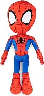 Marvel Spidey and His Amazing Friends Spiderman Plush Pillow Buddy, Red | 17 Inches, Official Product, Ultra-Soft Polyester, Stuffed Plushie, Spot Clean Only, Boys Gift