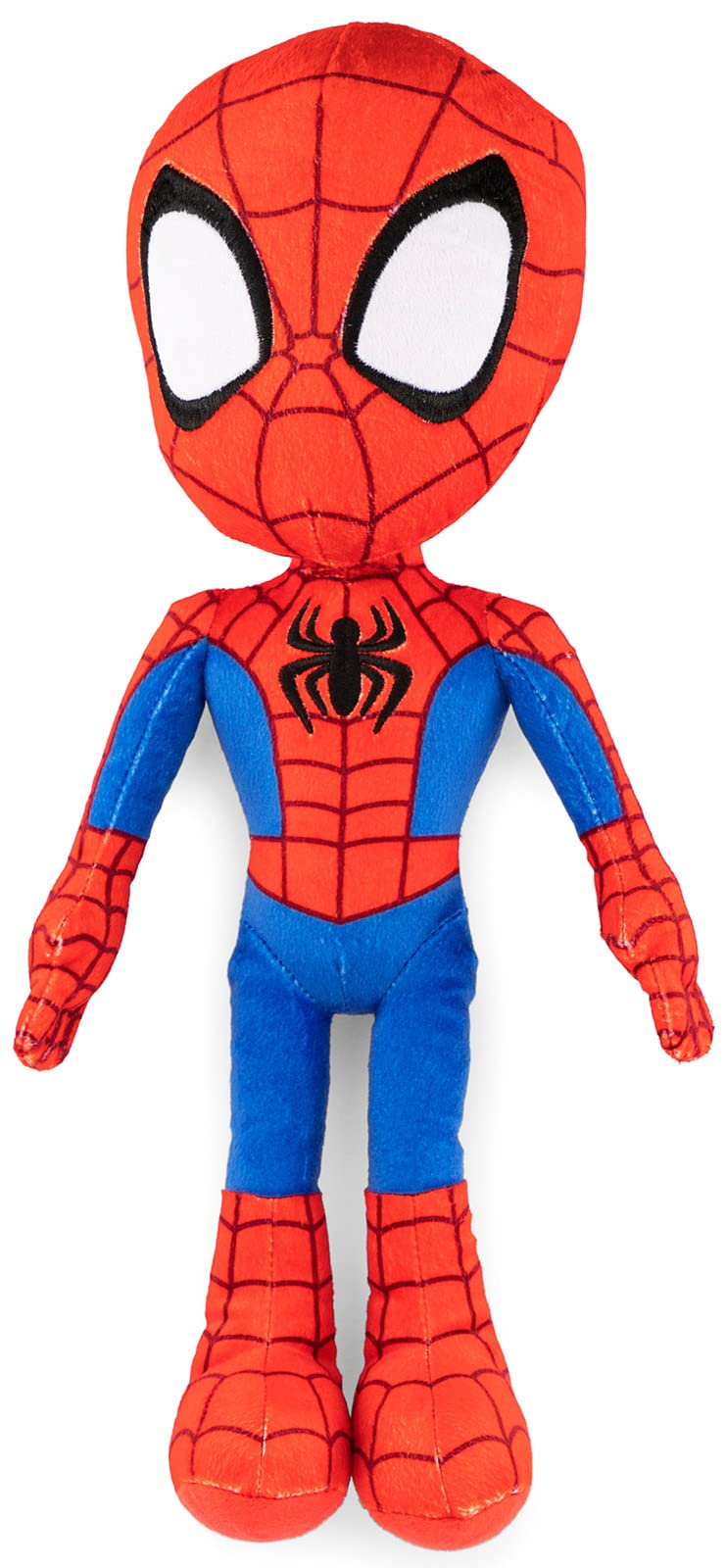 Marvel Spidey and His Amazing Friends Spiderman Plush Pillow Buddy, Red | 17 Inc