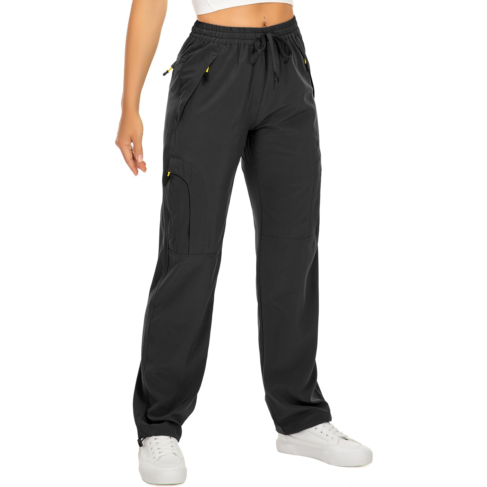 Toomett Women‘s Hiking Cargo Pants UPF 50 Quick Dry with Zipper Pockets