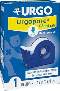 Urgo Giant Microporous Tape, 12 m x 1 cm Urgo | Fixing and maintaining dressings/medical devices Respects sensitive and fragile skin