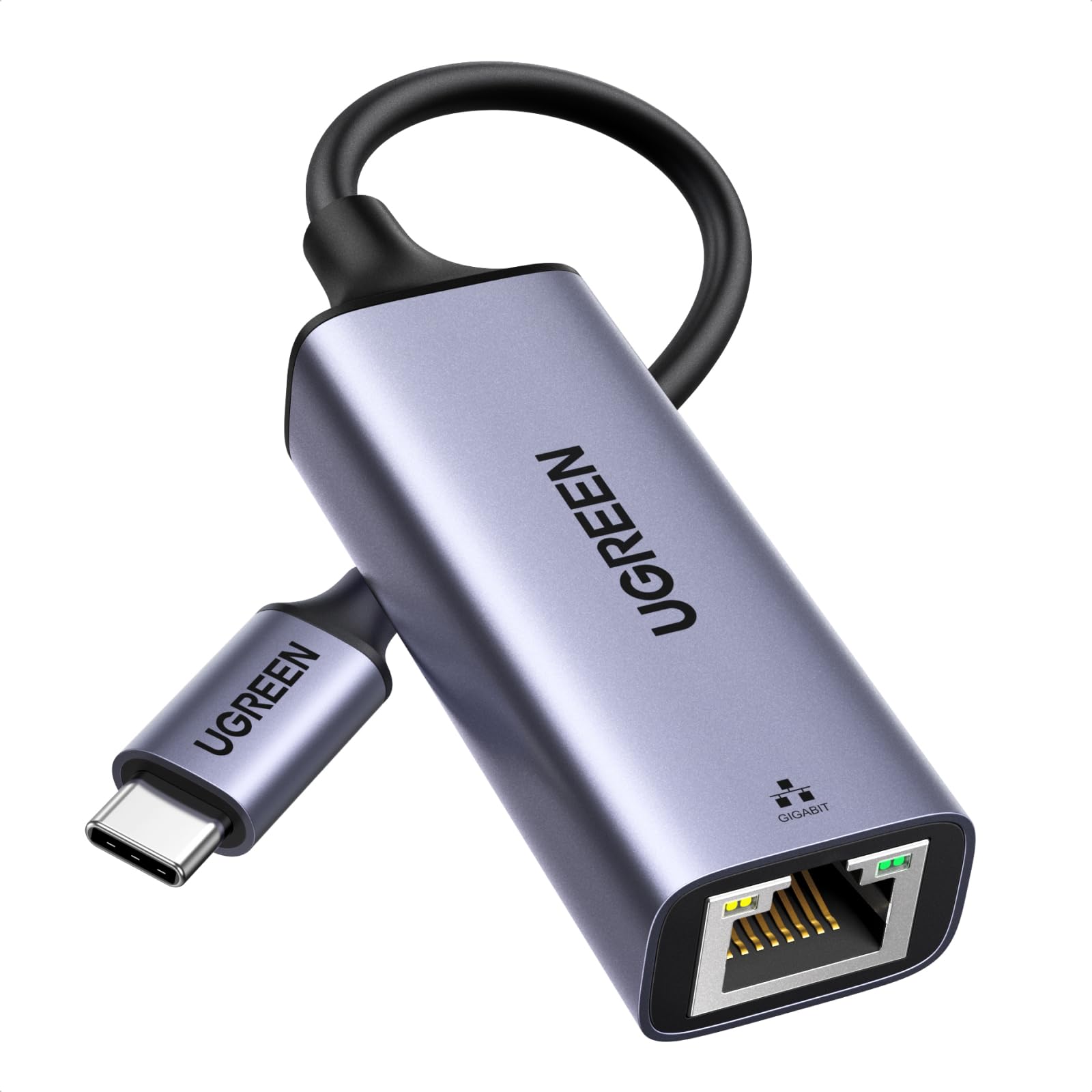 UGREEN USB C to Ethernet Adapter, Gigabit Wired Network Adapter | Aluminum RJ45 
