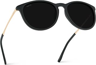 WearMe Pro Round Polarised Sunglasses for Women - UV400 Protection, Lightweight Frame, Vintage Retro Style