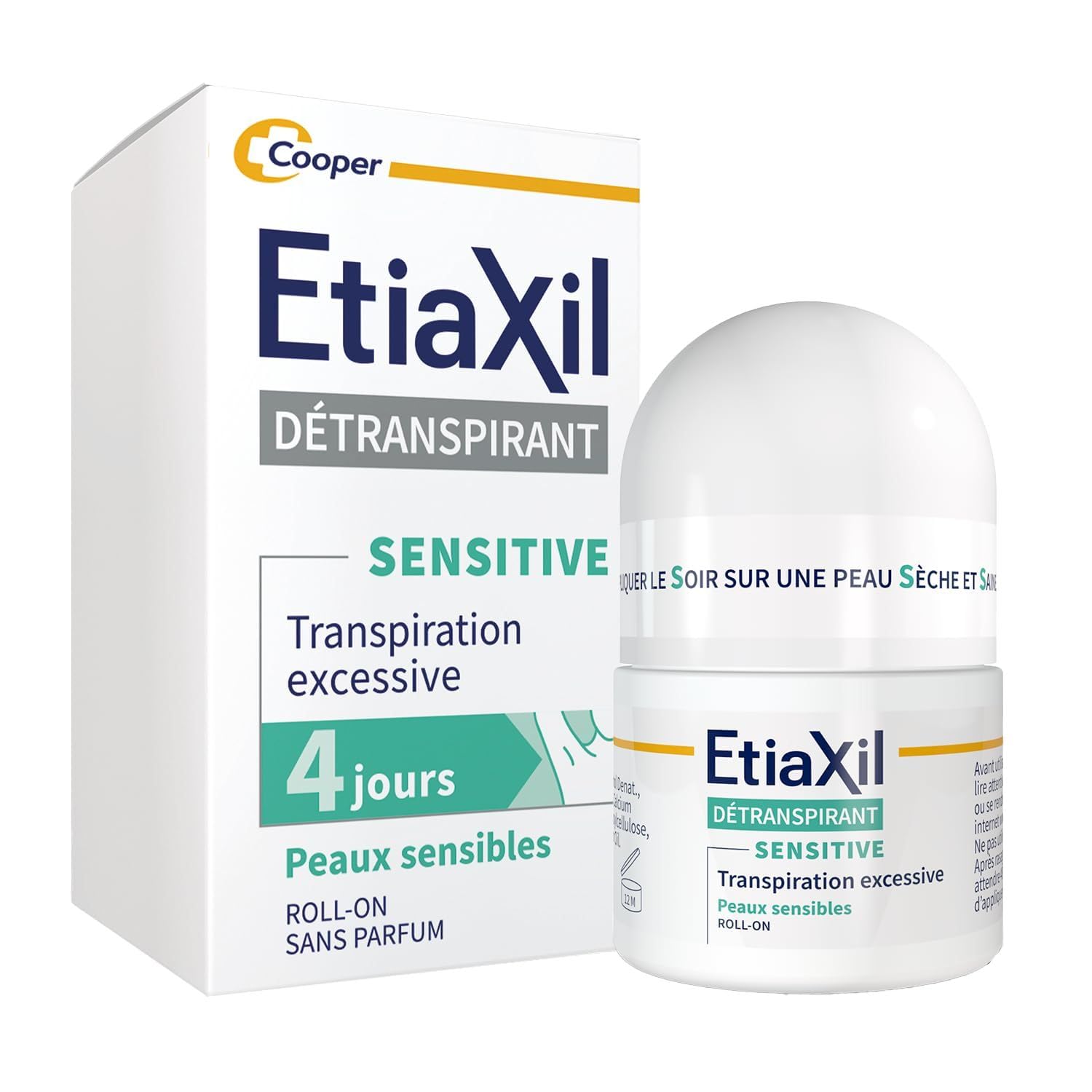 ETIAXIL - Deperspirant - Excessive Sweat Treatment - Underarms - Sensitive Skin 