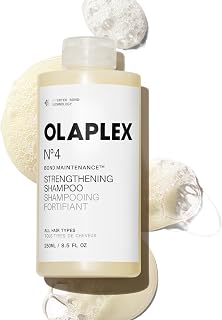 OLAPLEX N°.4 Bond Maintenance™ Strengthening Shampoo | Bond Repair, 250 mL | For Medium, Thick, or Coarse Hair; Daily Use for Straight, Wavy, Curly, and Coily Hair of All Porosity Levels