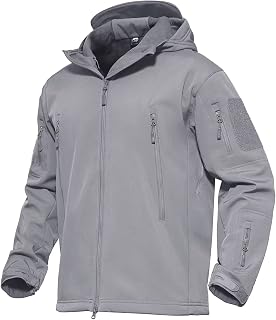 MAGCOMSEN Men's Jackets Tactical Winter Waterproof Softshell Rain Coat