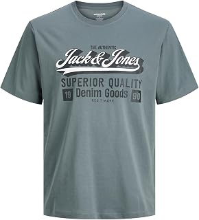 JACK & JONES Jjelogo Tee SS Oneck 2 Col Aw25 Noos Pls for Men