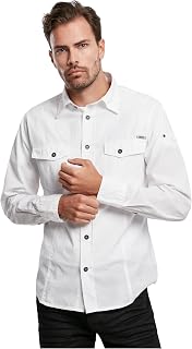 Brandit Men's Shirt, Size:4XL, Color:White