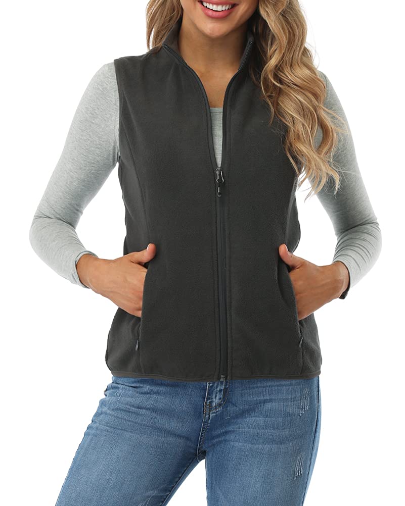 Fuinloth Women's Fleece Gilet Bodywarmer Lightweight