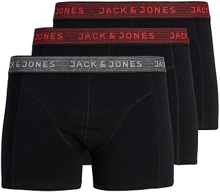 JACK & JONES Men's Trunks 3 Boxer Shorts Multipack