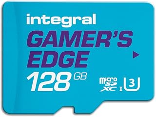 Integral 128GB Gamer's Edge Micro SD Card for Nintendo Switch – Load Games Fast, Gaming Storage for DLC and Save Data, Quick Memory Card for Switch 1, Lite, OLED and 4K
