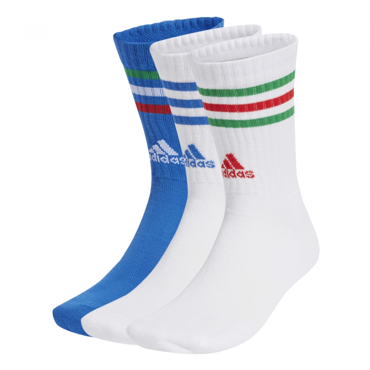 adidas Unisex Quilted Socks 3-Stripes (3 Pairs)