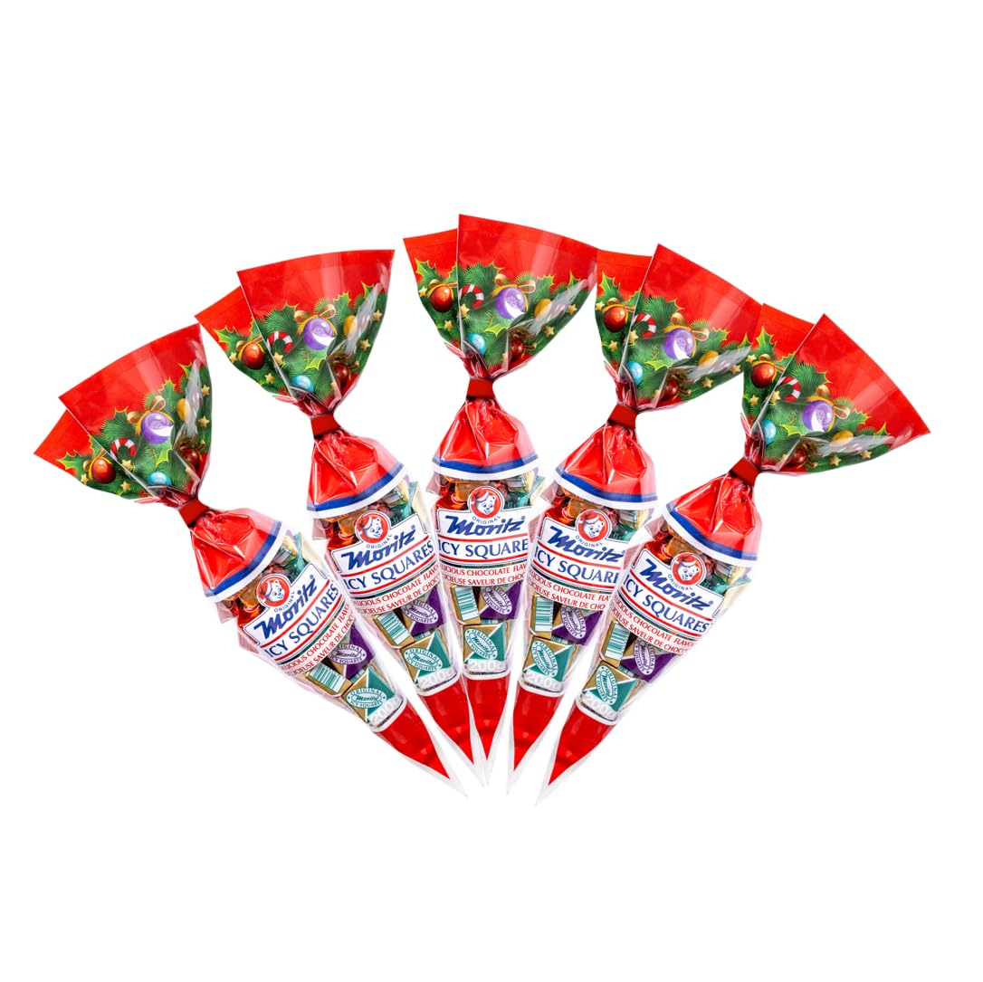 Moritz Icy Squares, Cool & Creamy Chocolatey Squares, 5 Cone Bags of 200g