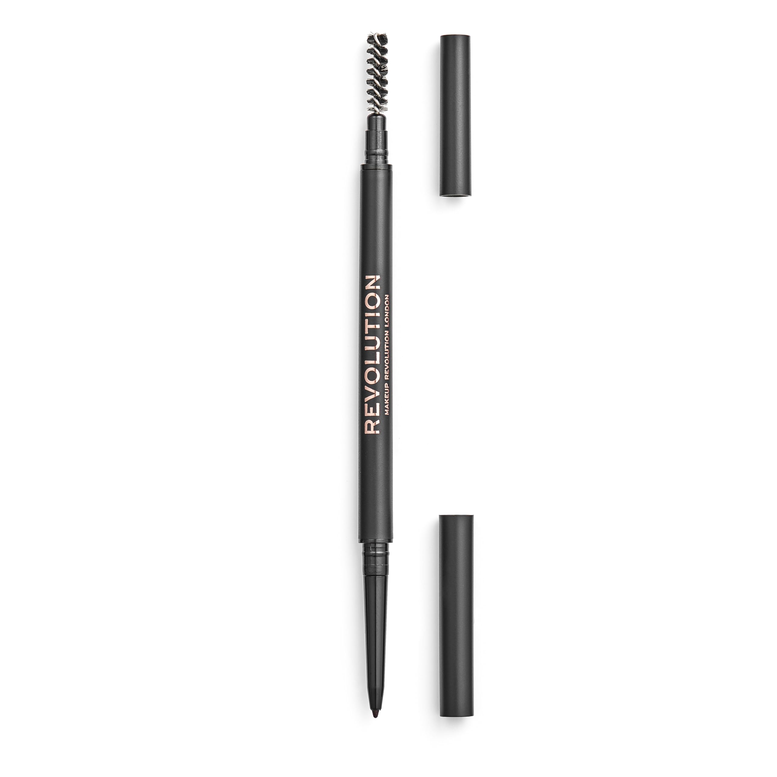 Revolution Precise Brow Pencil, Dark Brown, 0.05g | Dual-Sided, Ultra-Fine Penci