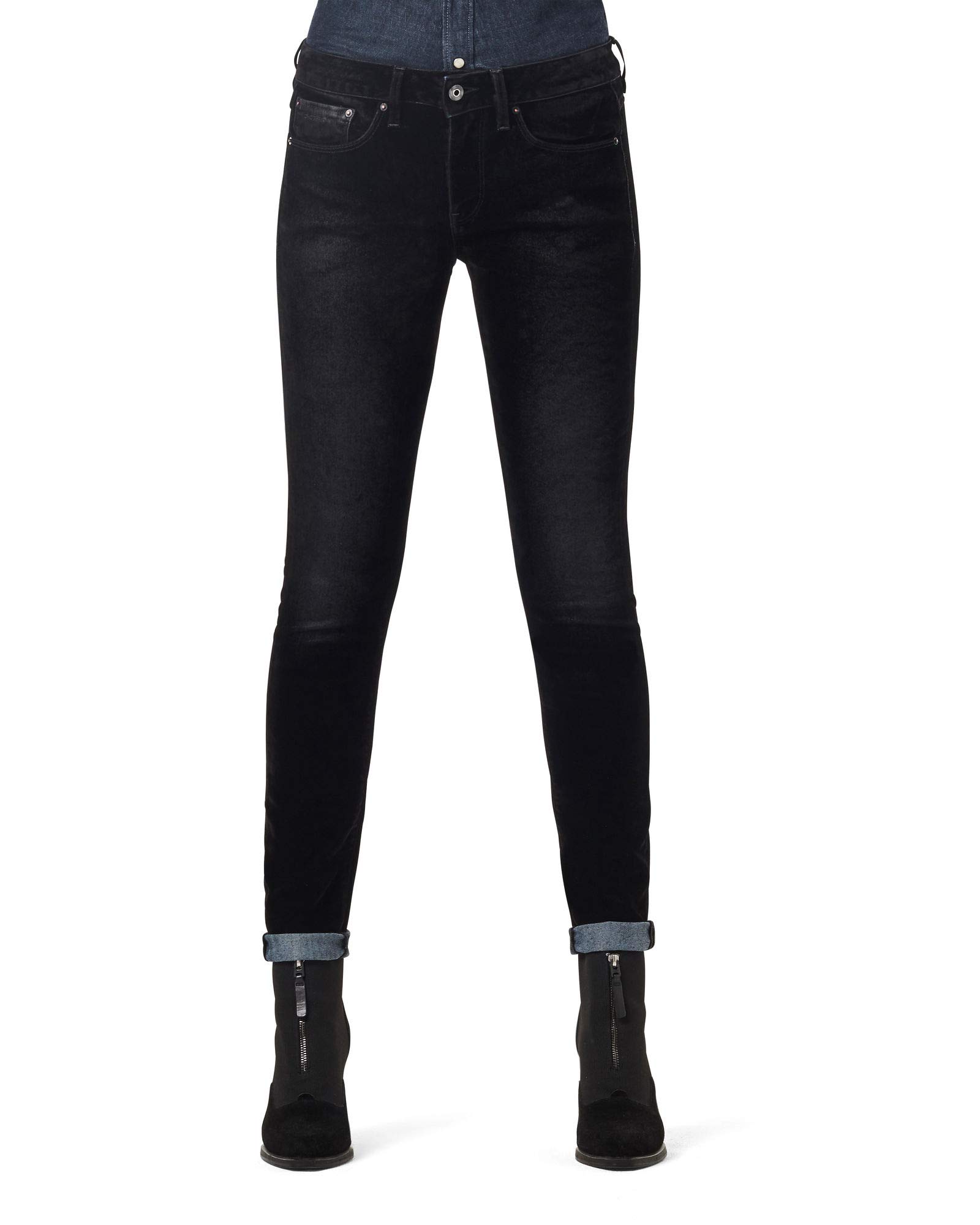 G-Star - 3301 Mid Skinny Ankle Jeans, Jeans Donna