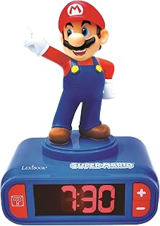LEXIBOOK, Mario Alarm Clock Night Light, RL800NI
