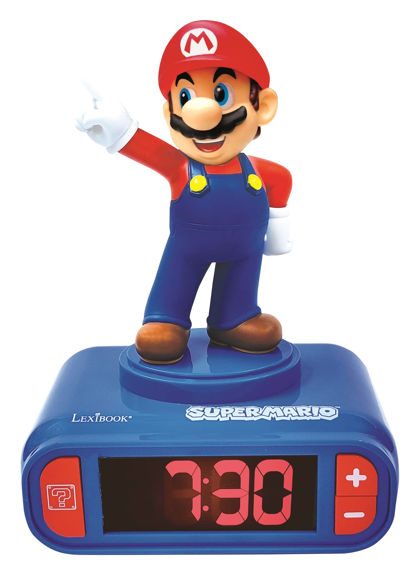 LEXIBOOK, Mario Alarm Clock Night Light, RL800NI