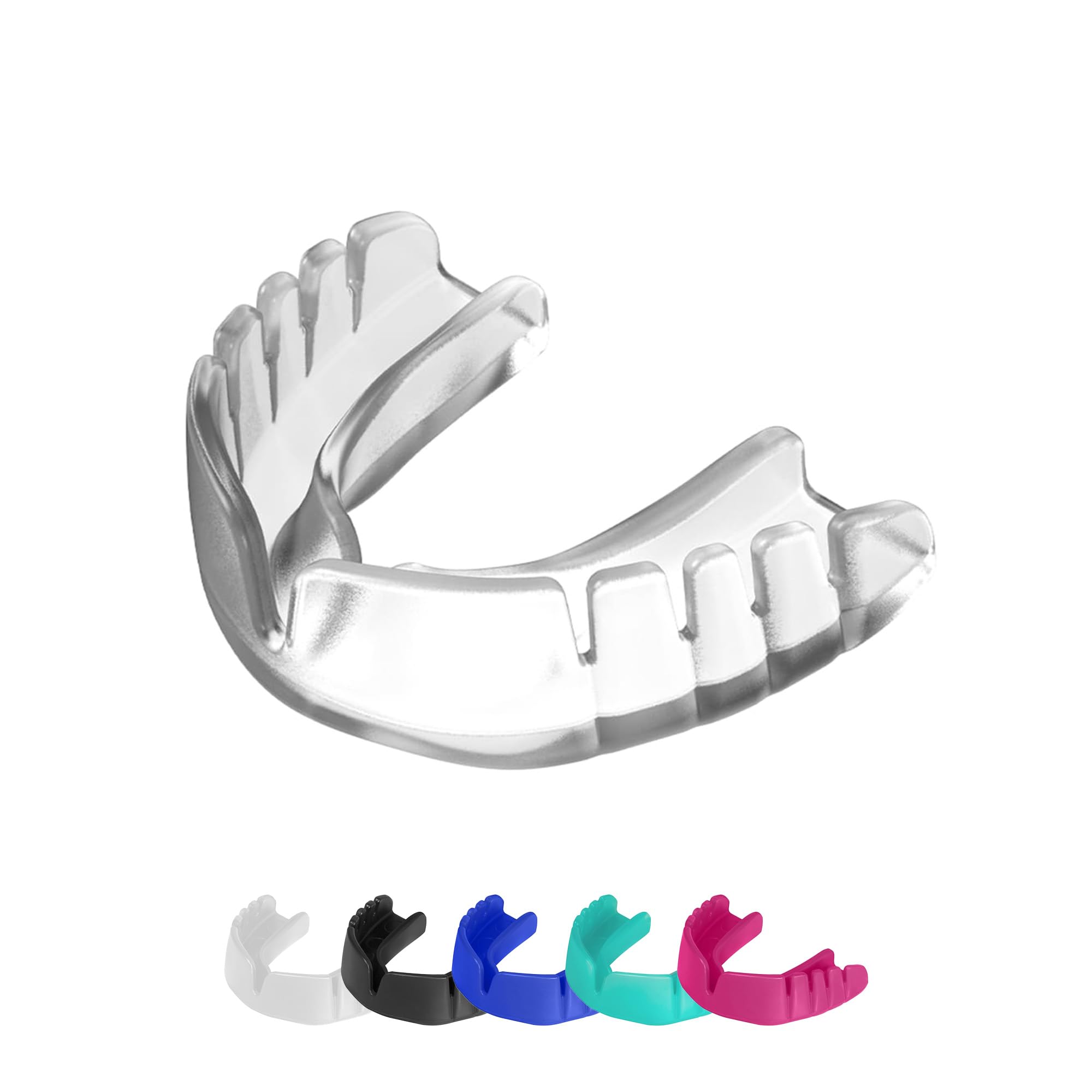 OPRO Snap-Fit Sports Mouthguard, Instant Fit, Adult & Kids | Impact-Resistant Gu