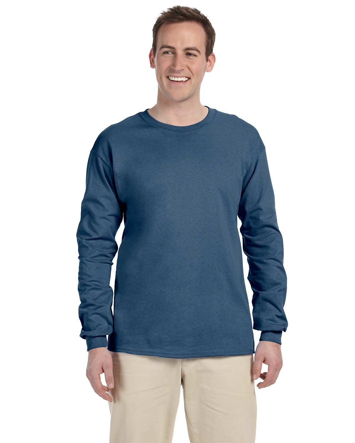 Gildan 100% Cotton Long-Sleeve T-Shirt (G2400) Tee