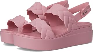 Crocs Women's Brooklyn Woven Upper Lw Wedge Sandals