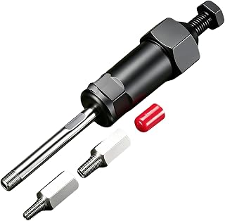 Heavy Duty Grease Fitting Cleaner Tool with M6 M8 Adapters (6/8/10 Long) | Clears Hardened Grease Buildup, Universal Adapter Fit, Sturdy Metal Body, Steady Ergonomic Grip, For Mechanics Workshops