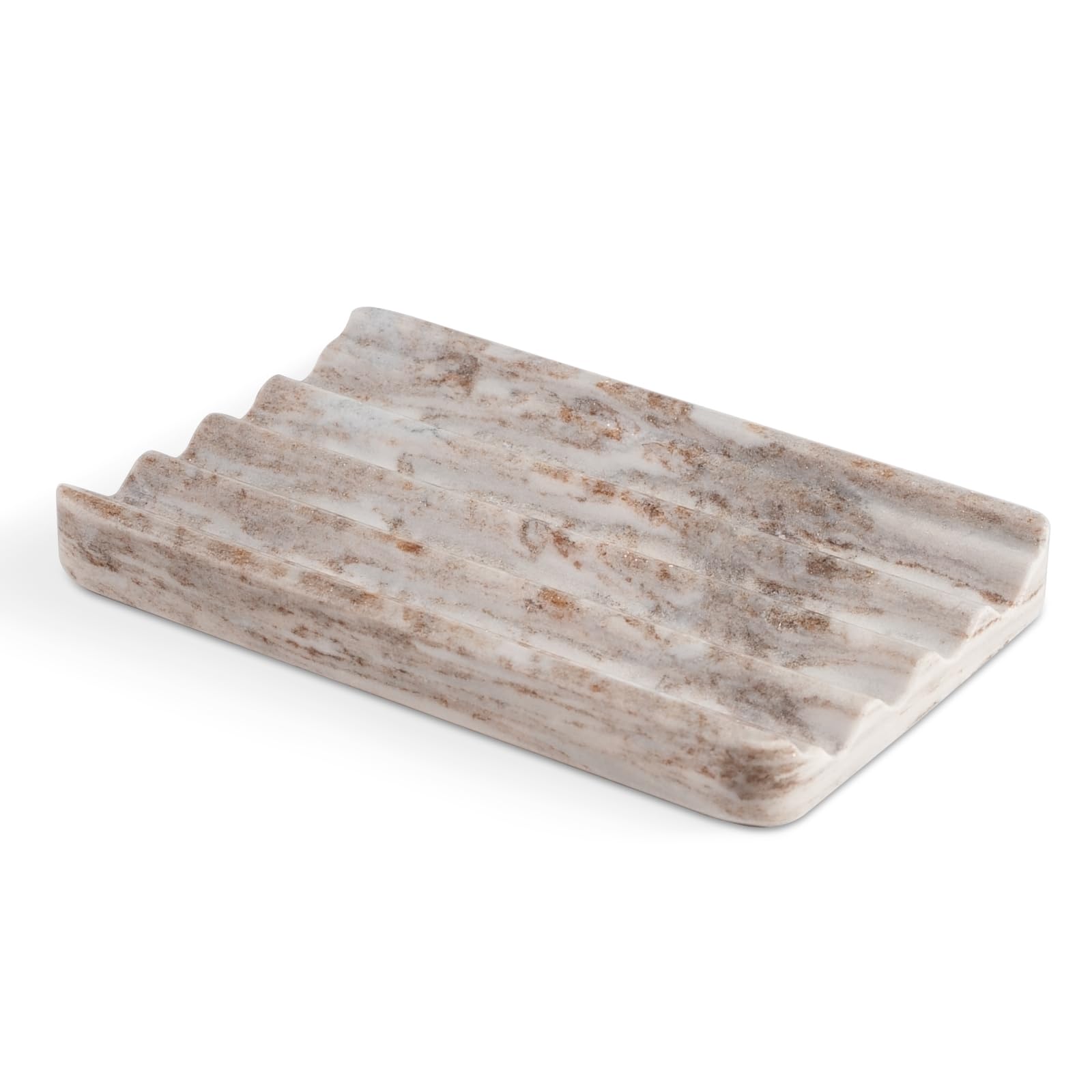 Karibiber Marble Soap Holder, Soap Dish for Shower, Bathroom, Kitchen, Multi-Fun