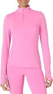 Amazon Essentials Women's Active FormFlex Buttery Soft Slim Fit Long Sleeve Zip Pullover Jacket