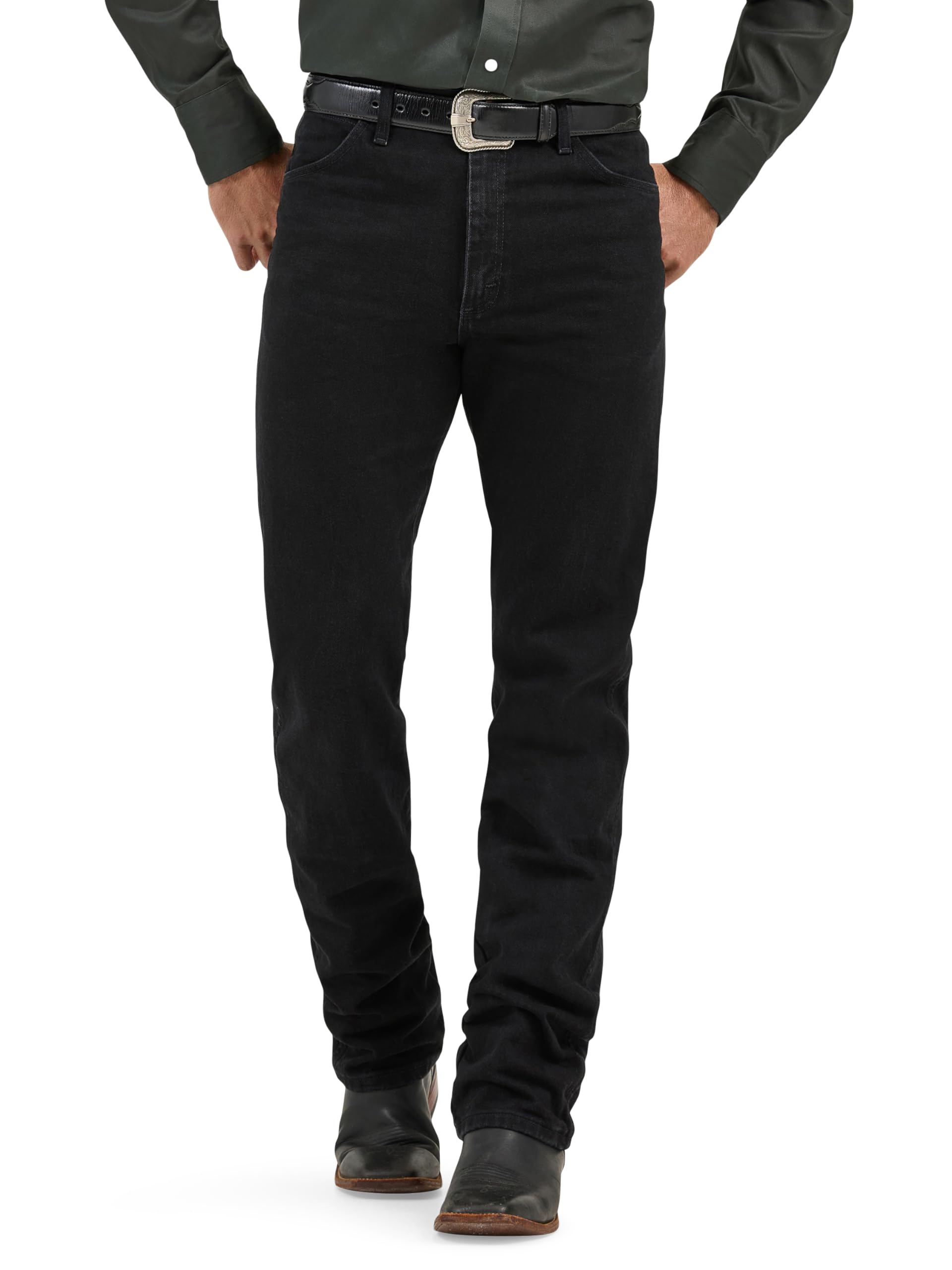 Wrangler - Men's Jeans - Bootcut Regular Original Fit - 13Mwz - Shadow Black
