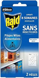 Raid Moth Trap - Moth Trap - Insecticide-free - Up to 8 Weeks Effective - 2 | Food moth traps, insecticide-free, up to 8 weeks of effectiveness, 2 traps
