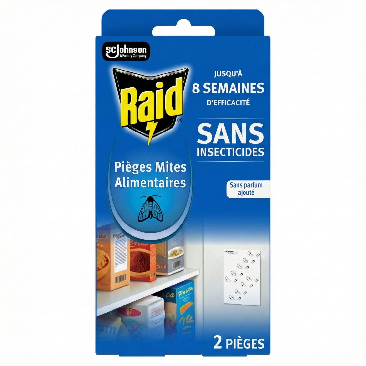 Raid Moth Trap - Moth Trap - Insecticide-free - Up to 8 Weeks Effective - 2 | Fo