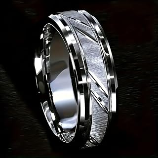 Titanium Steel Couple Style Ring - Cool and Simple Design - Perfect Valentine's Day Jewelry Gift for Your Partner
