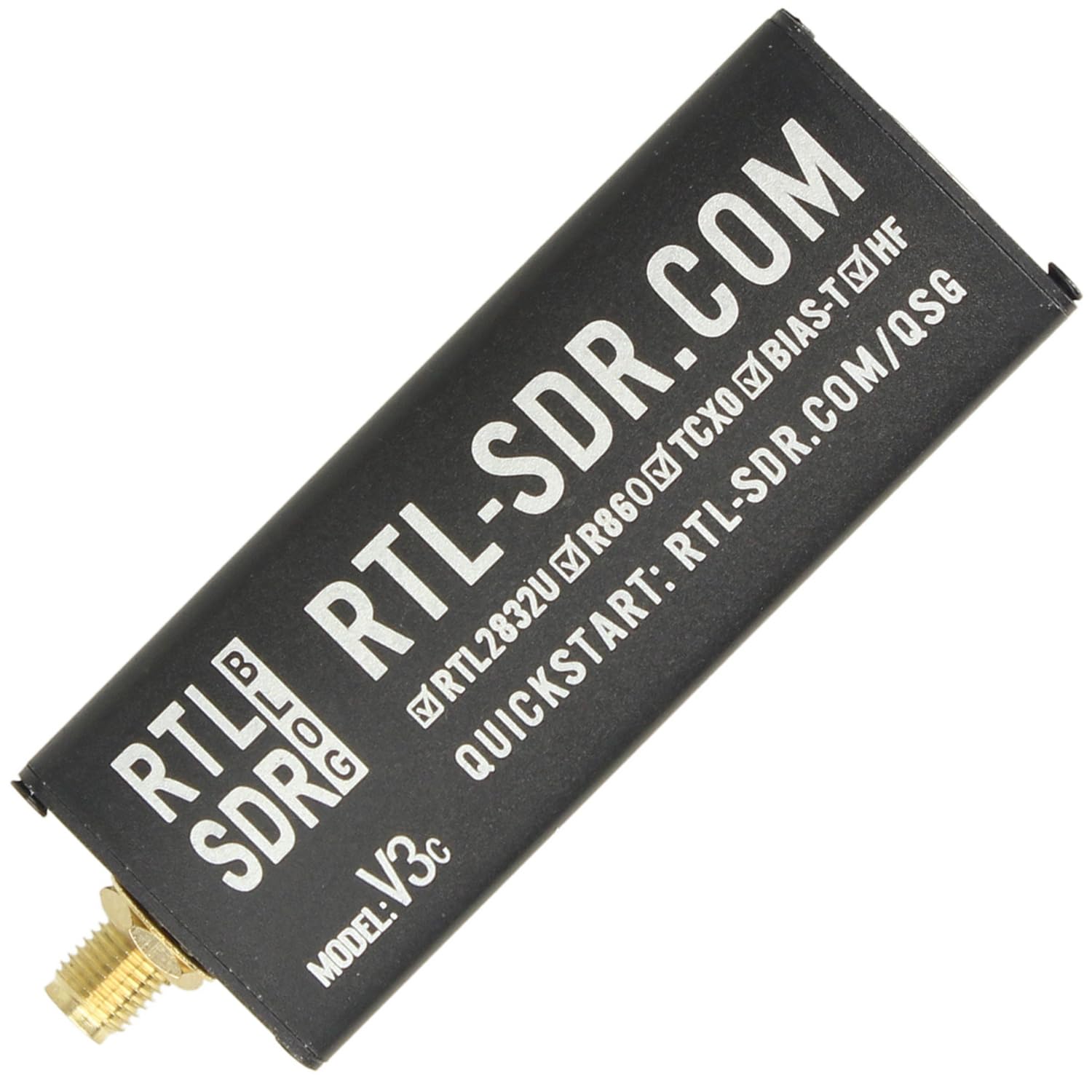 RTL-SDR Blog V3 R860 RTL2832U 1PPM TCXO SMA Software Defined Radio (Dongle Only)
