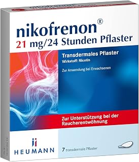 nikofrenon 21 mg/24 Stunden Pflaster, transdermale Nikotinpflaster, 7 St