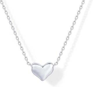 PAVOI 14K Gold Plated Heart Necklaces for Women, Cubic Zirconia Pendant