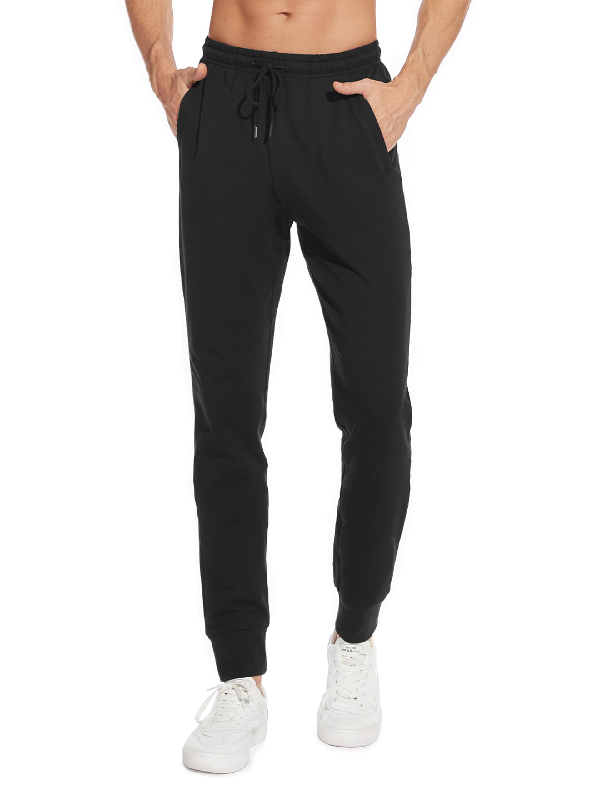 SEVEGO Men's 32"/34"/36"/38" Tall Inseam Lightweight Cotton Joggers Extra Long S