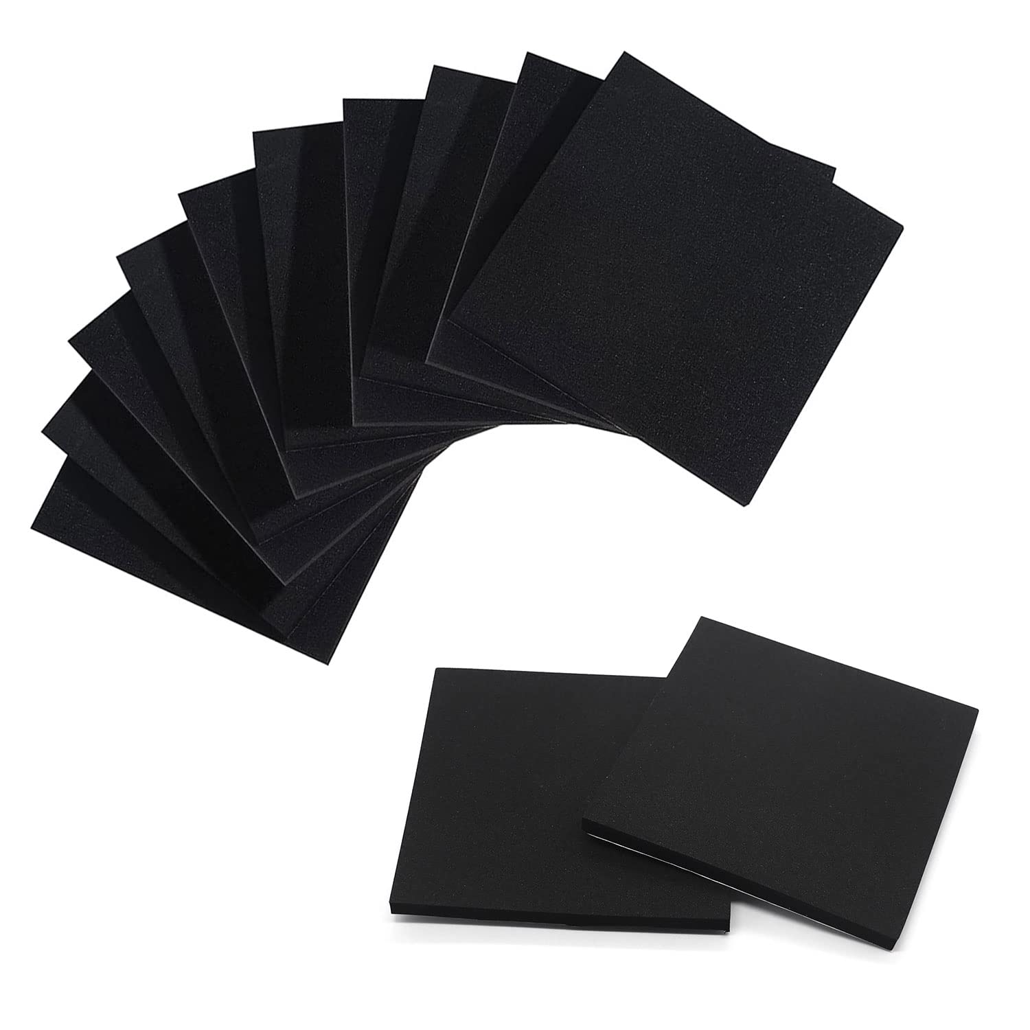 YUNFOOK Foam Padding Sheets with Adhesive Backing - 1/4" Thick Self Stick Neopre