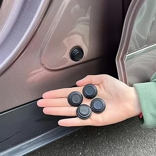 8pcs Car Door Shock Absorbing Gasket Silicone Self Adhesive Buffer Silencer Pad
