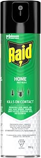 Raid Home Insect Killer Bug Spray, Kills 13 Insects, 350g | Aerosol Bug Spray Kills Flies, Mosquitoes, Bed Bugs, Ants On Contact, No Lingering Odor, Easy Indoor Use