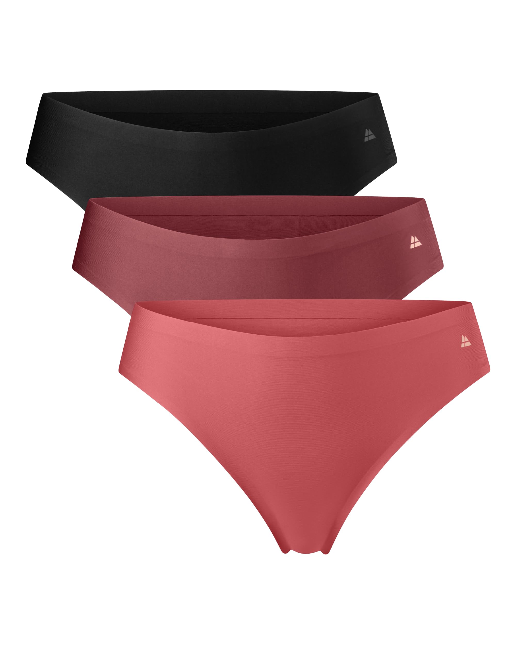 DANISH ENDURANCE Invisible Thongs Microfiber Soft Lightweight Thong for Women, P